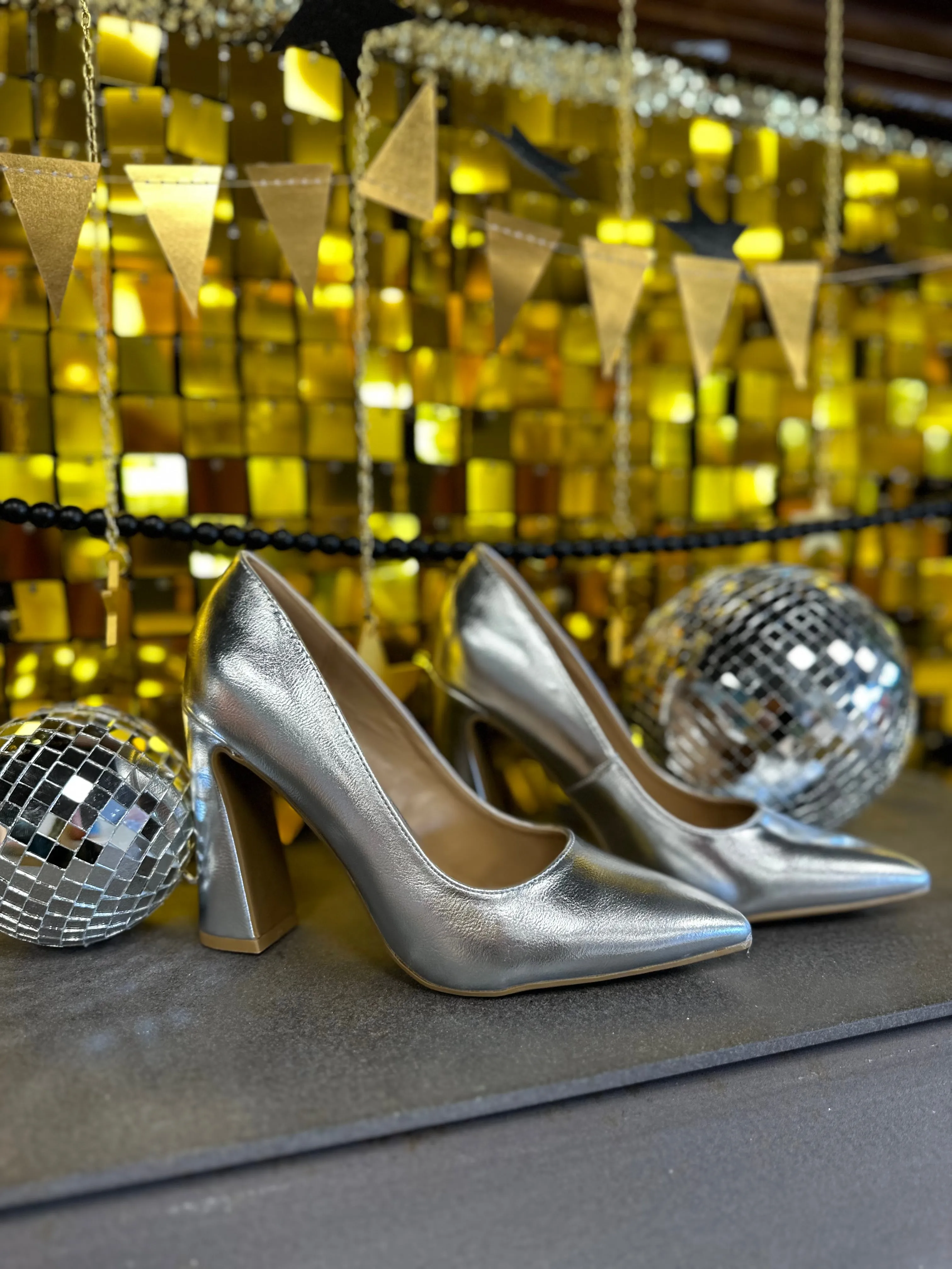 Metallic Heel