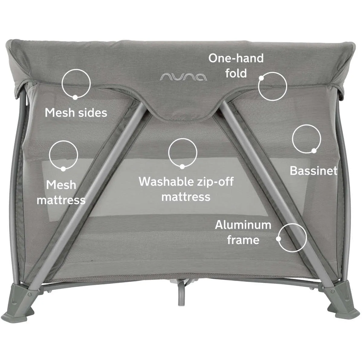 Nuna Cove Aire Go Playard   Bassinet