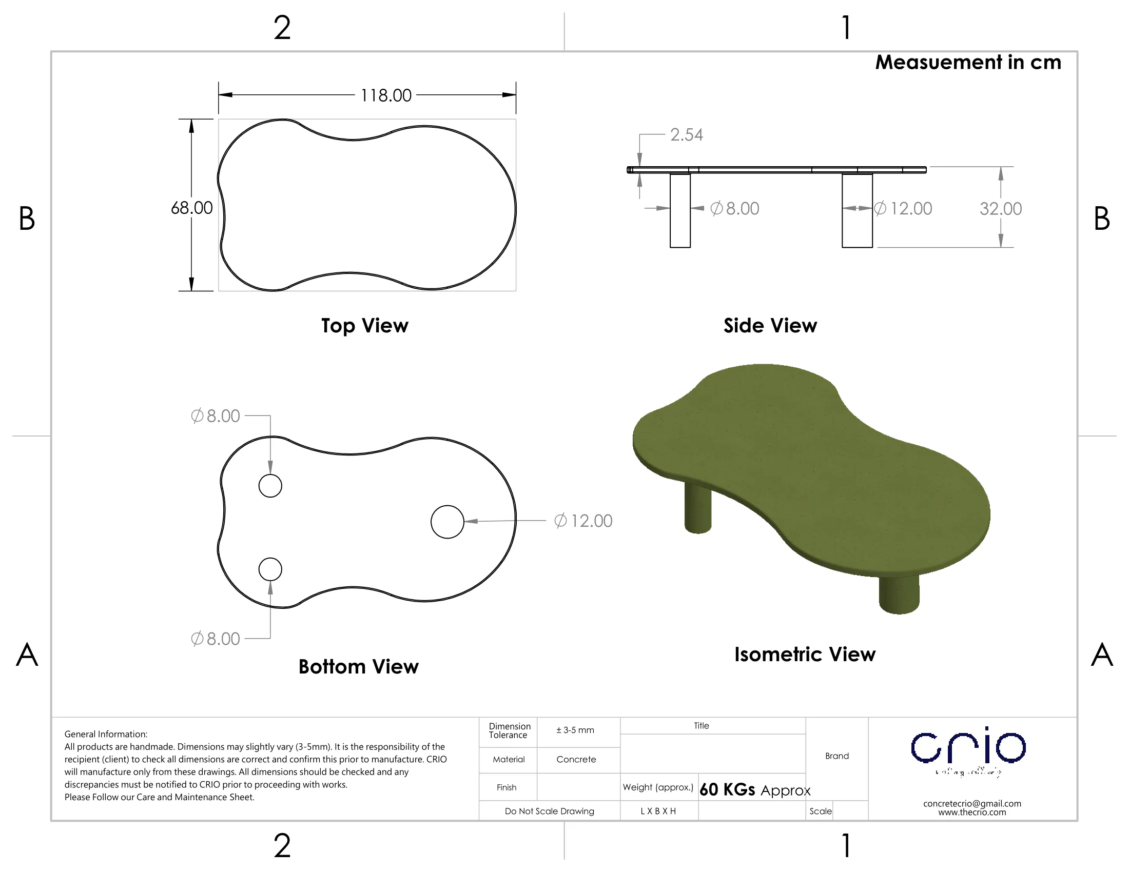 Organic Coffee Table