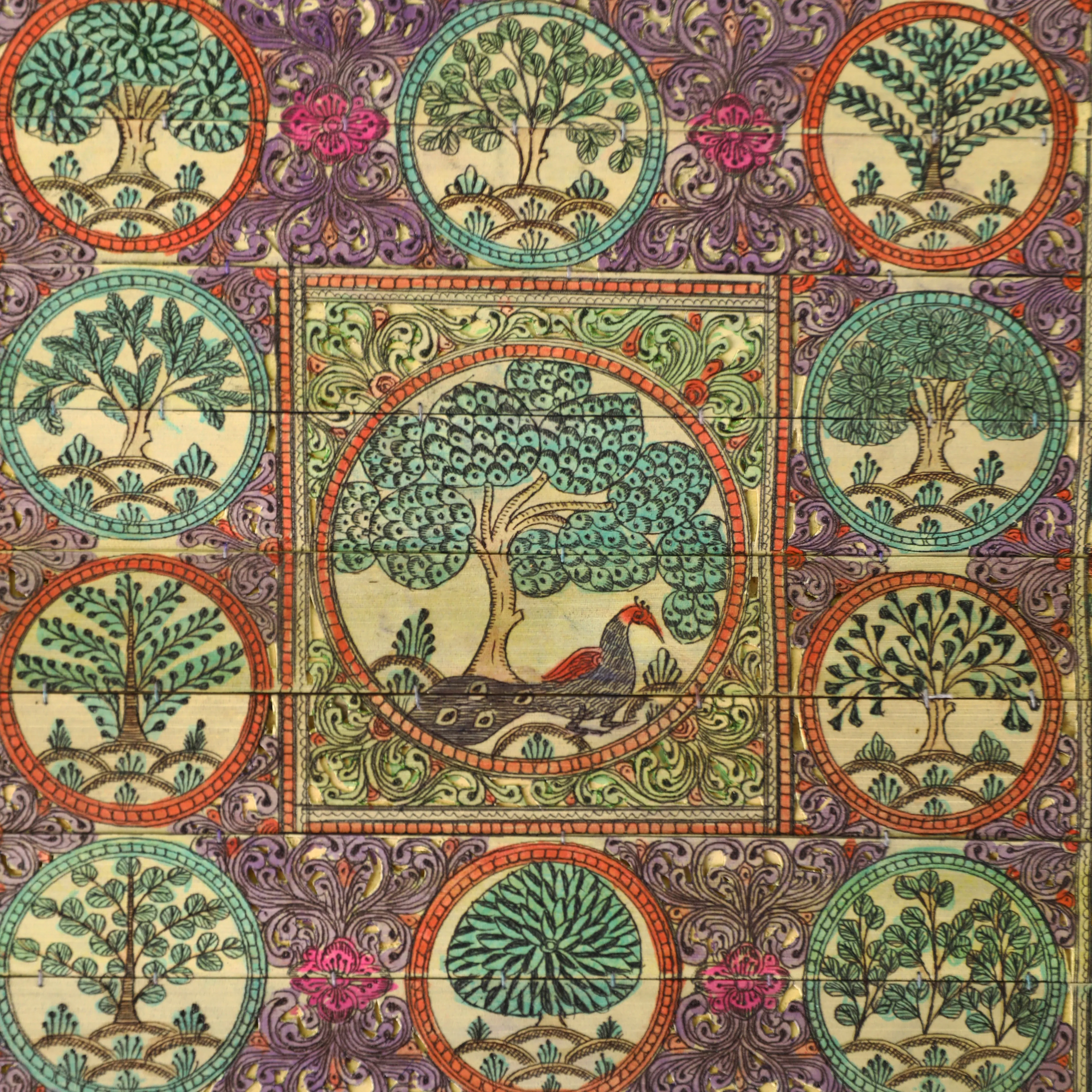 Pattachitra Kaanan Palm leaf engraving