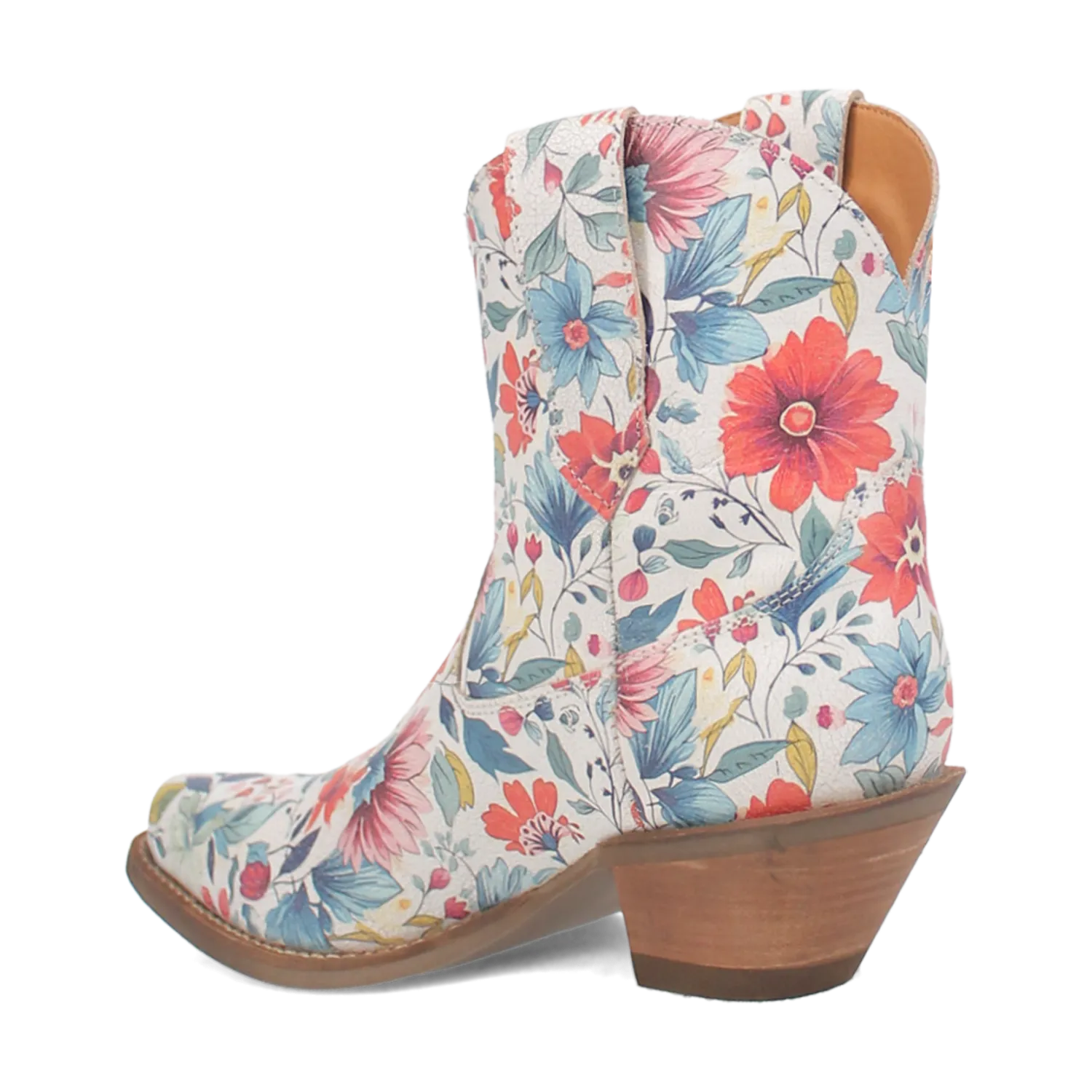PIXIE ROSE LEATHER BOOTIE