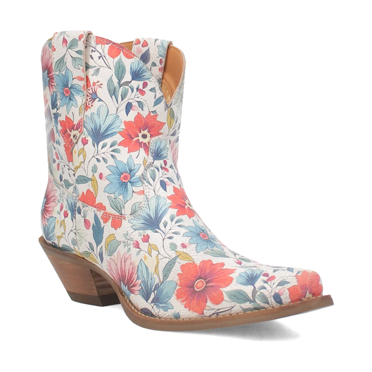 PIXIE ROSE LEATHER BOOTIE