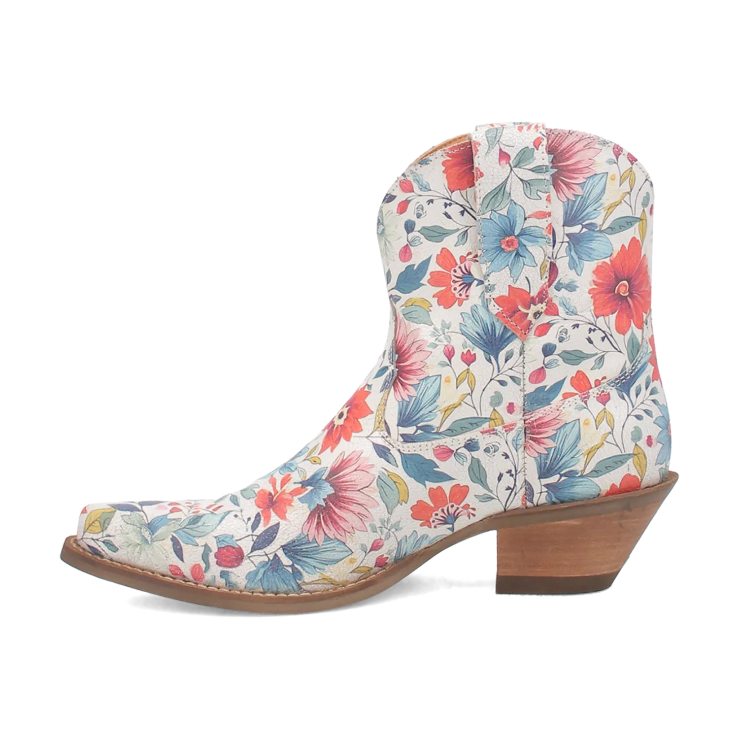 PIXIE ROSE LEATHER BOOTIE