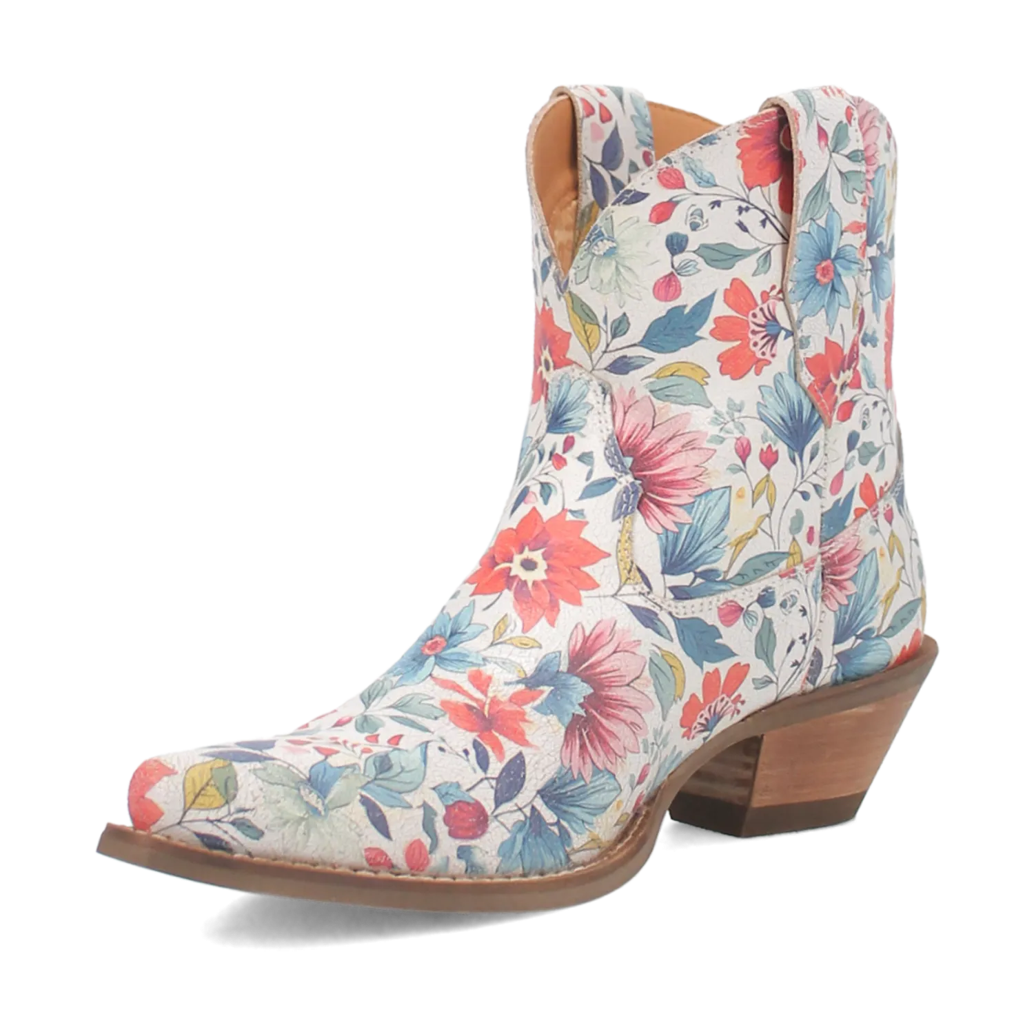 PIXIE ROSE LEATHER BOOTIE