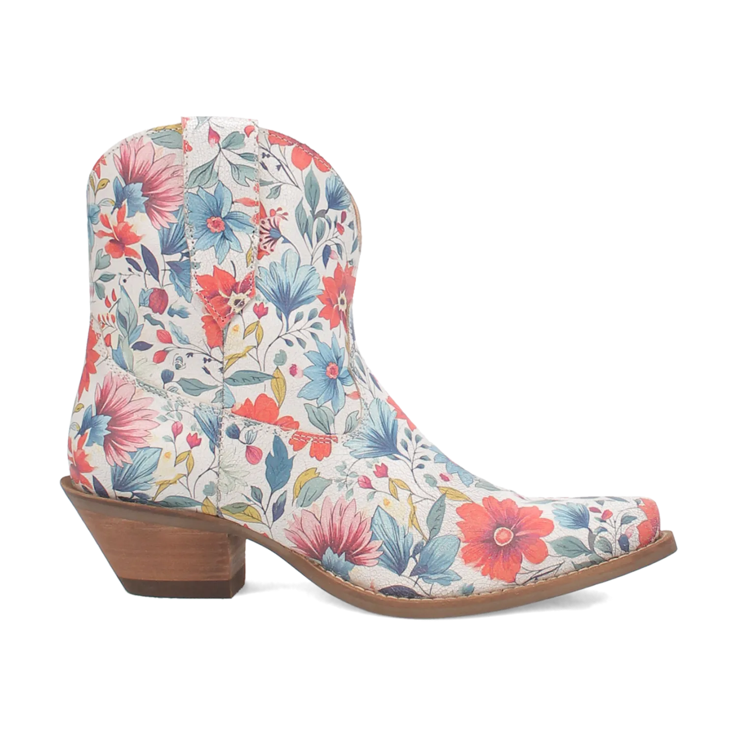 PIXIE ROSE LEATHER BOOTIE