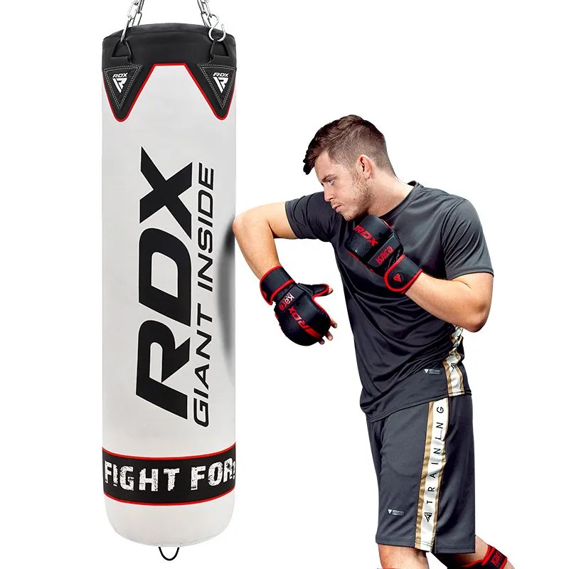 RDX F1 4ft / 5ft 8-in-1 Punch Bag with Bag Mitts Set