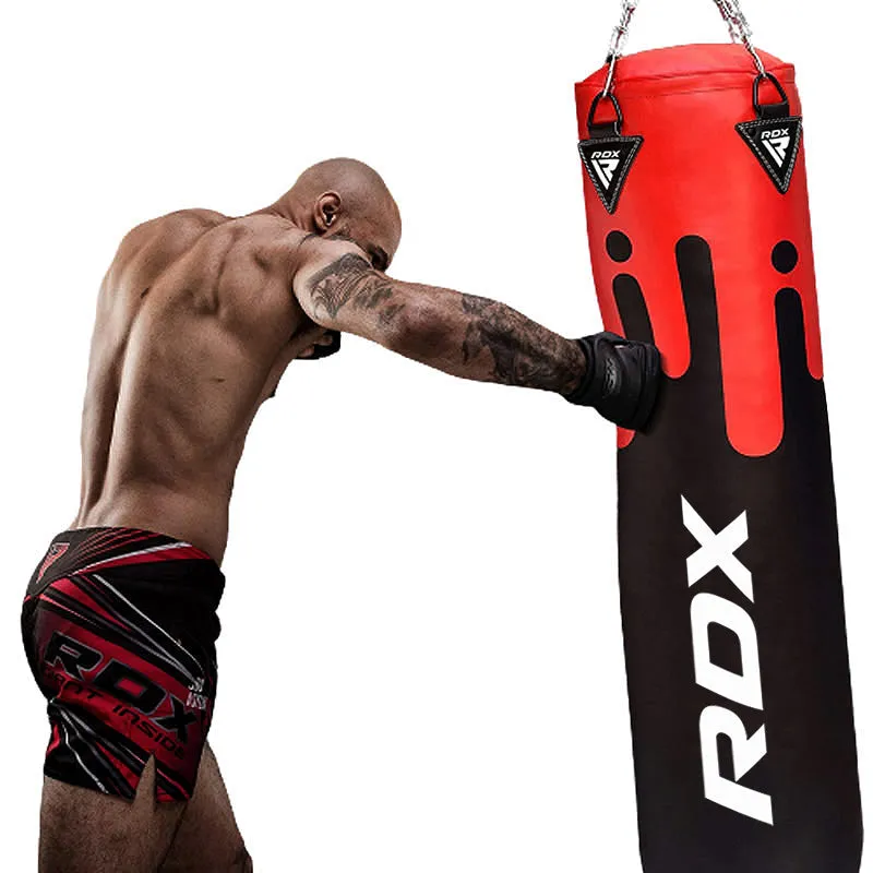 RDX F9 4ft / 5ft 8-in-1 Heavy Boxing Punch Bag & Mitts Set