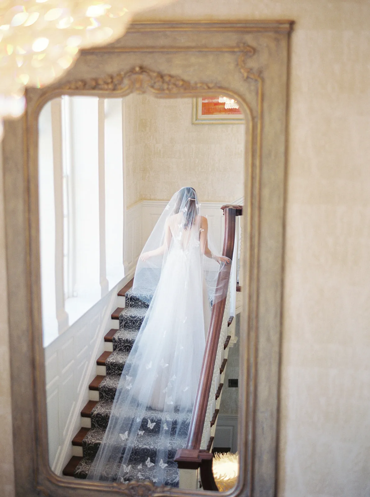 REVERIE | Embellished Wedding Veil with Butterflies