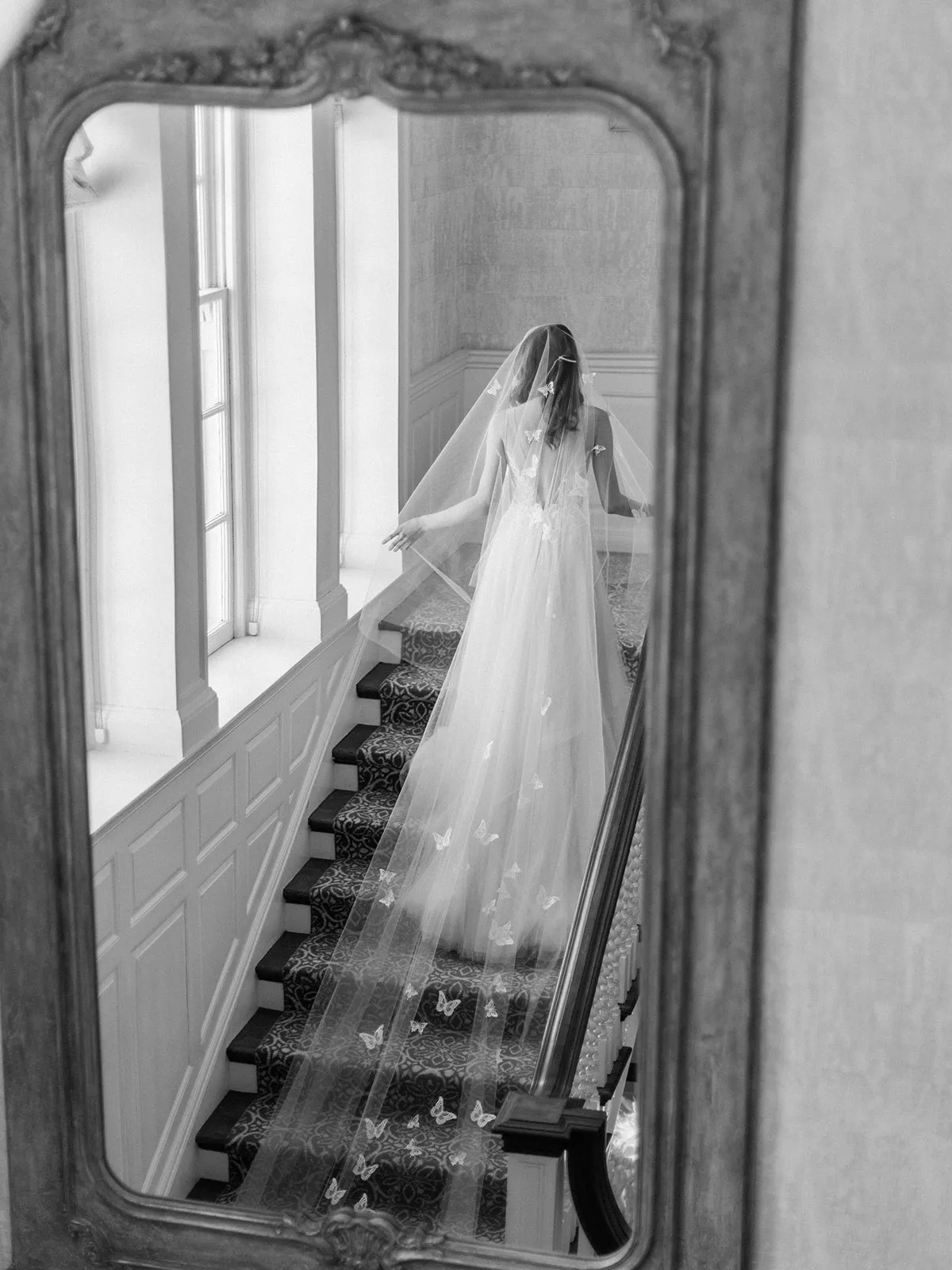 REVERIE | Embellished Wedding Veil with Butterflies