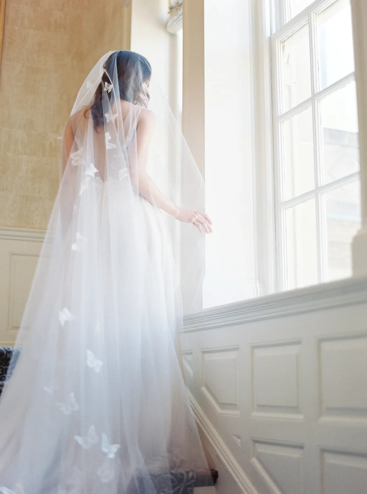 REVERIE | Embellished Wedding Veil with Butterflies