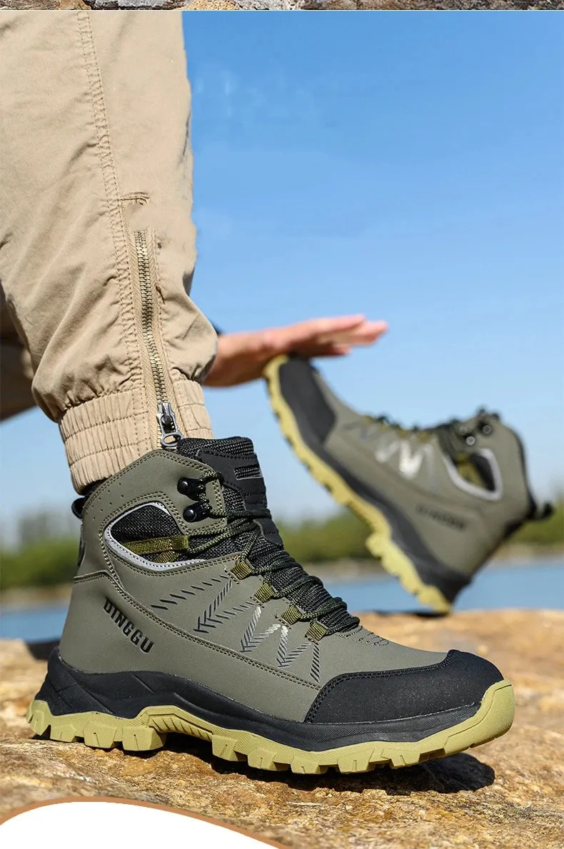 Safety Boots Men's Work Steel Toe Shoes Puncture-Proof Protective Indestructible Work