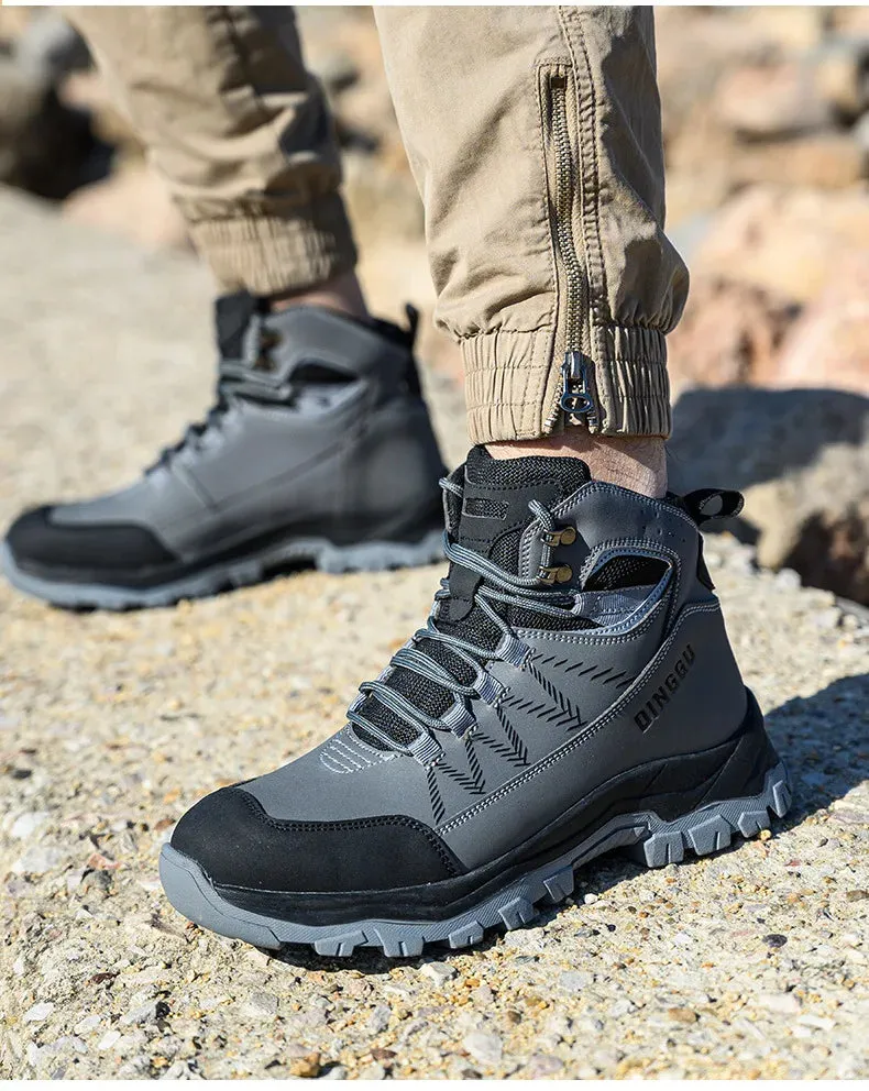 Safety Boots Men's Work Steel Toe Shoes Puncture-Proof Protective Indestructible Work