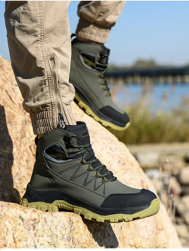 Safety Boots Men's Work Steel Toe Shoes Puncture-Proof Protective Indestructible Work