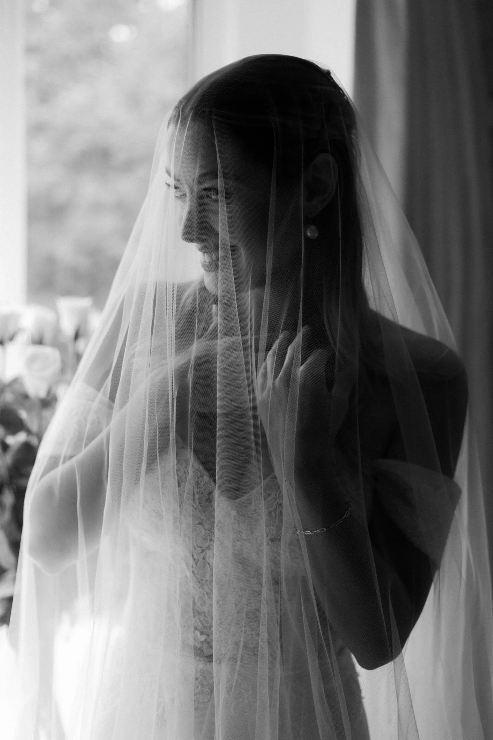 SOPHIA | Sheer Blusher Veil