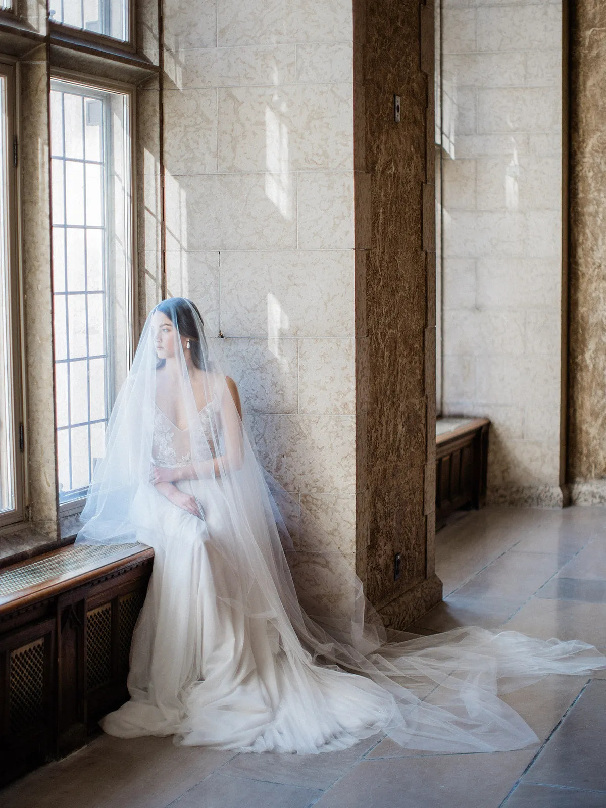 SOPHIA | Sheer Blusher Veil