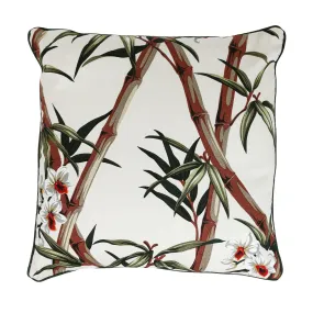 Tropical bamboo cushion - medium