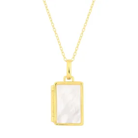 VIVIENNE PEARL LOCKET GOLD